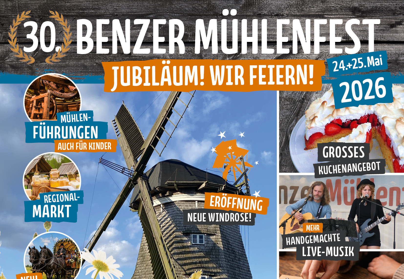 Mühlenfest an der Mühle Benz