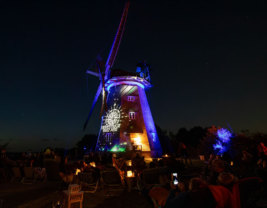 Sternennacht an der Mühle Benz